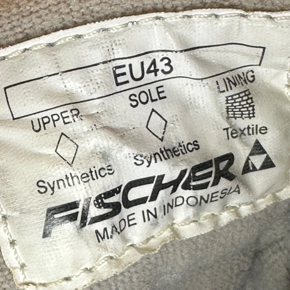 Fischer Sport‎ NNN Cross Country Ski Boots White Black EU 43 Mens 10 Womens 11.5